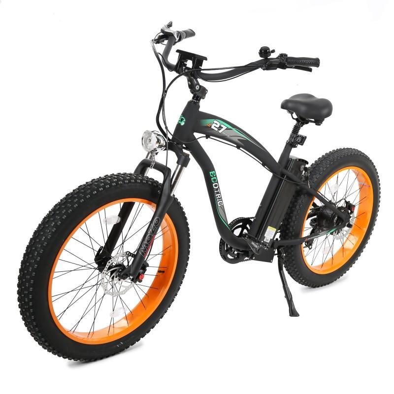 Ecotric Hammer Electric Fat Tire Beach Snow Bike