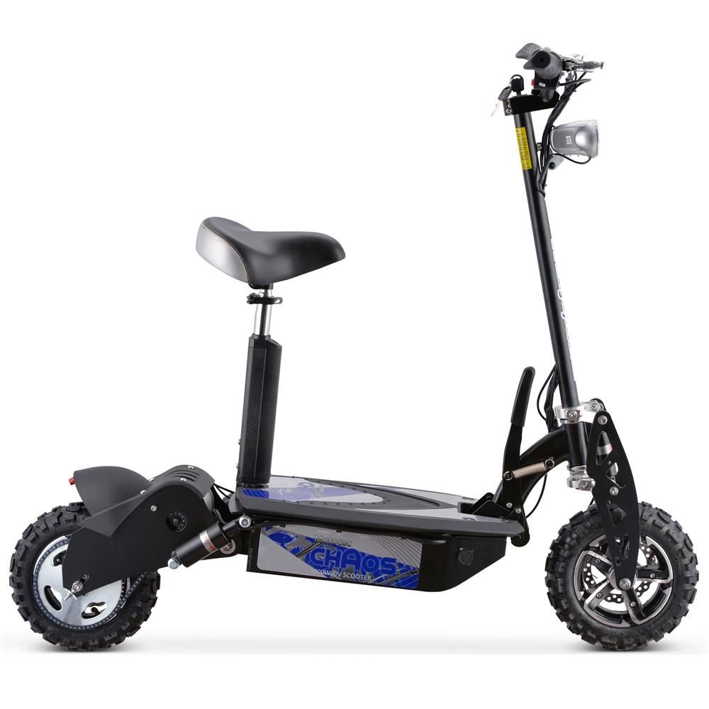 MotoTec Chaos 2000W 60V Electric Scooter Black