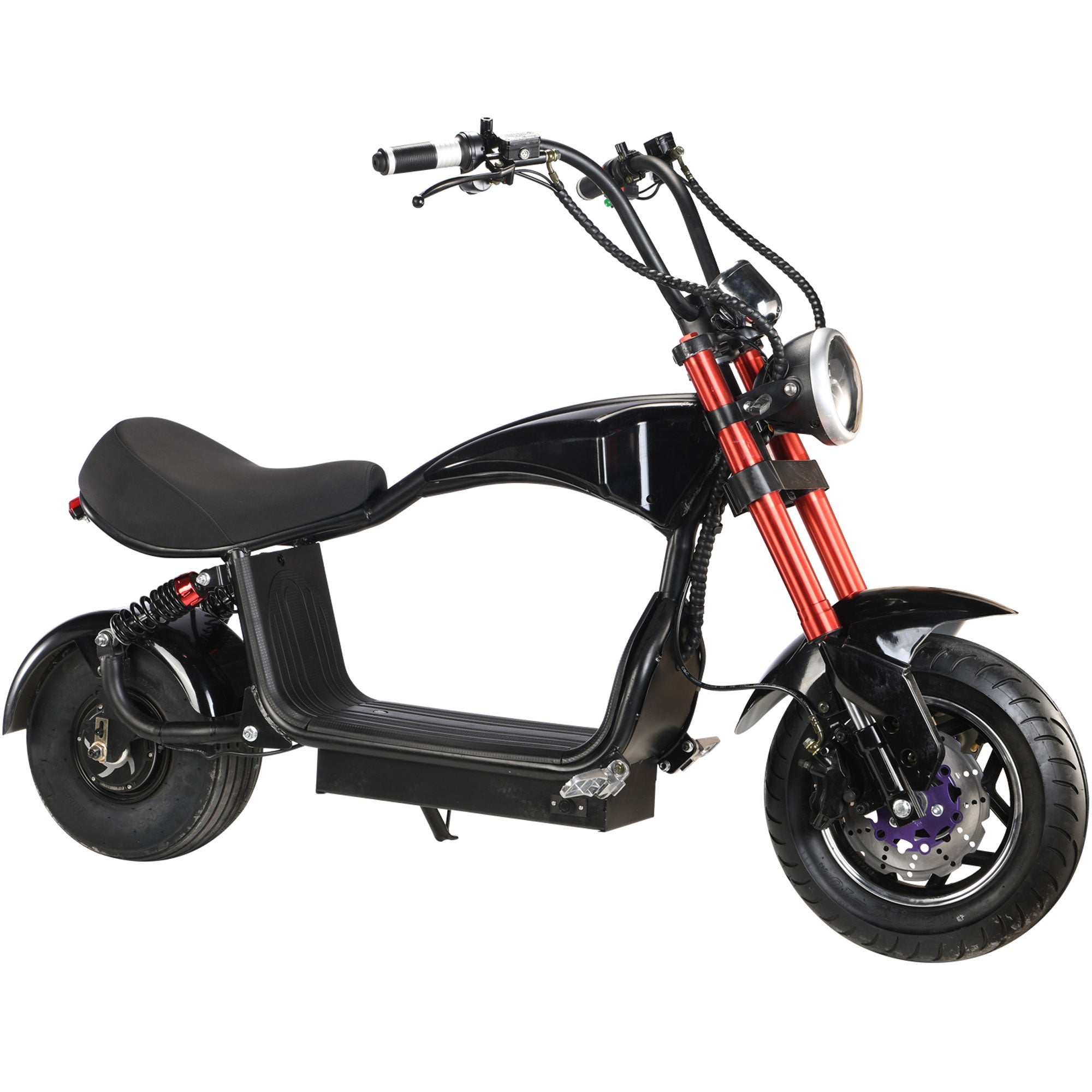 MotoTec Mini Lowboy 48V 800W Lithium Scooter Black