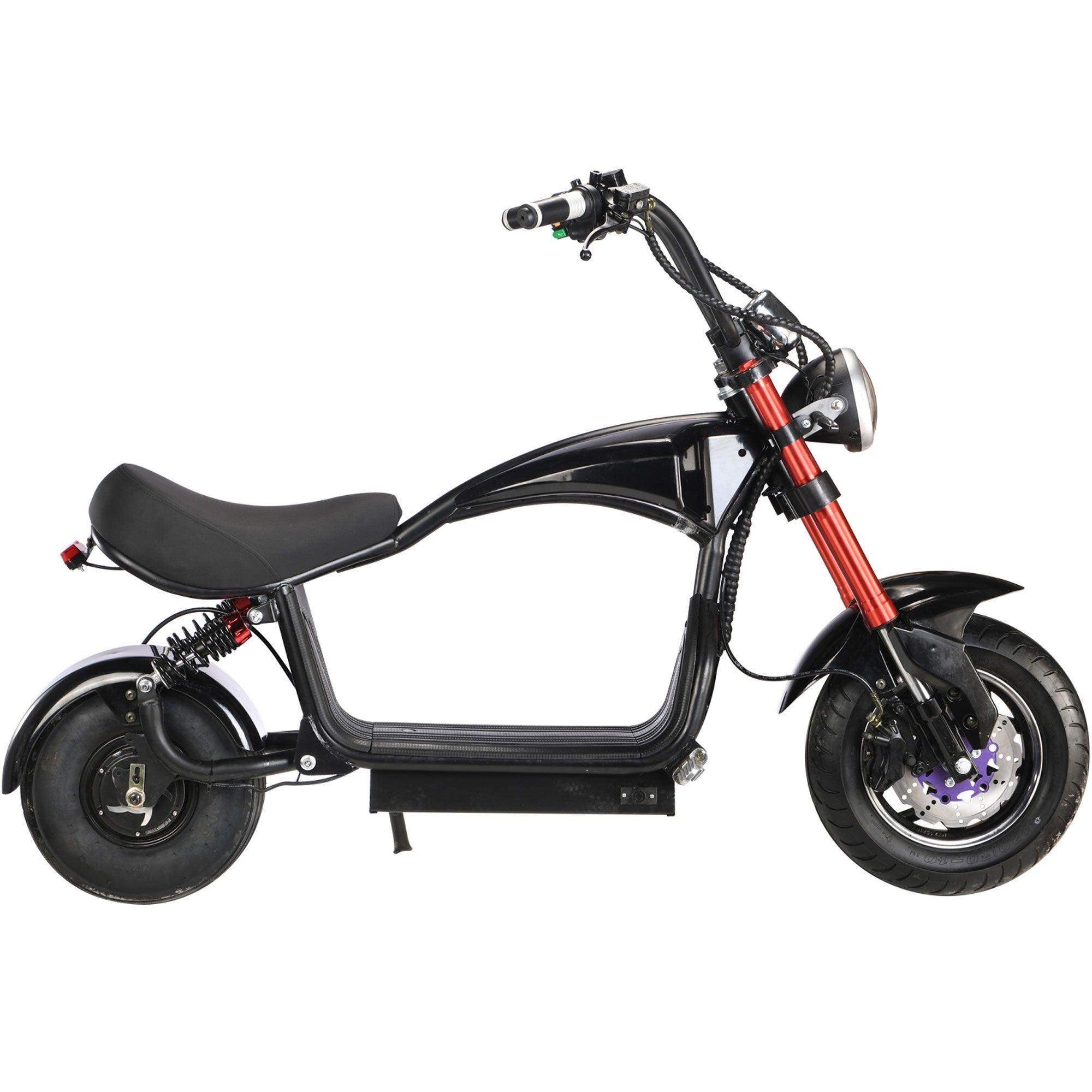 MotoTec Mini Lowboy 48V 800W Lithium Scooter Black