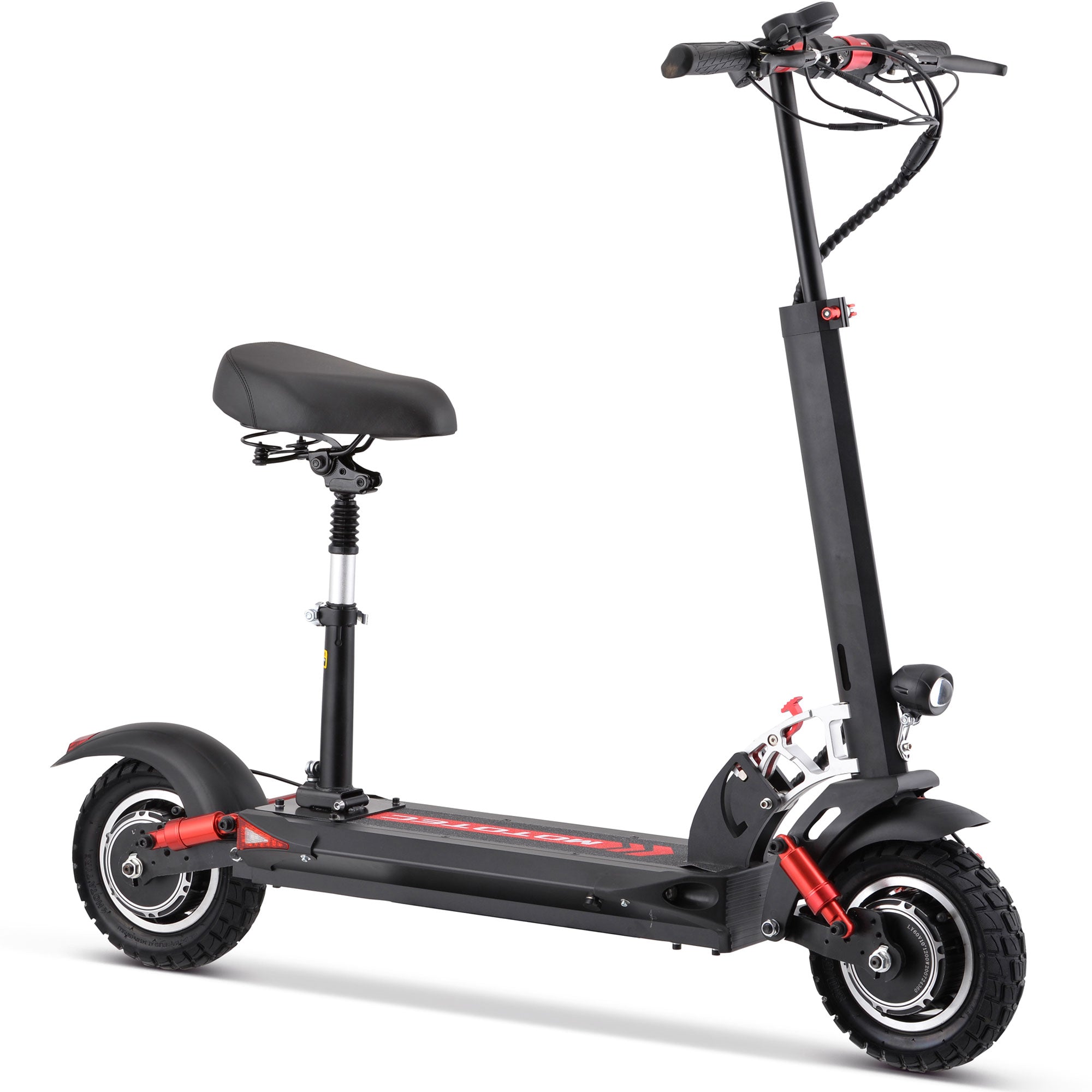 MotoTec Thor 60V 2400W Lithium Electric Scooter Black