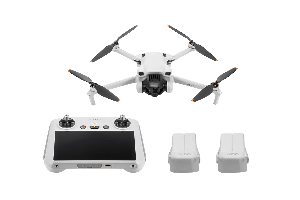 DJI Mini 3 Fly More Combo (DJI RC) Camera Drone 4k HDR 38-min Flight Time