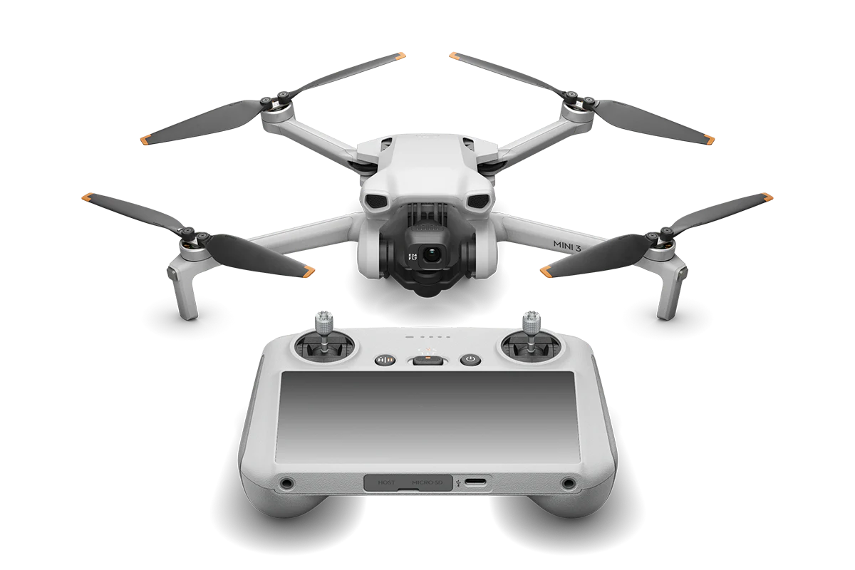 DJI Mini 3 (DJI RC) Camera Drone 4k HDR 38-min Flight Time Vertical Shooting