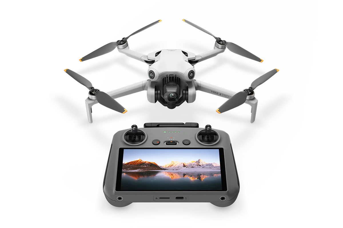 DJI Mini 4 Pro (DJI RC 2) All-In-One Omni Obstacle Sensing Mini Camera Drone